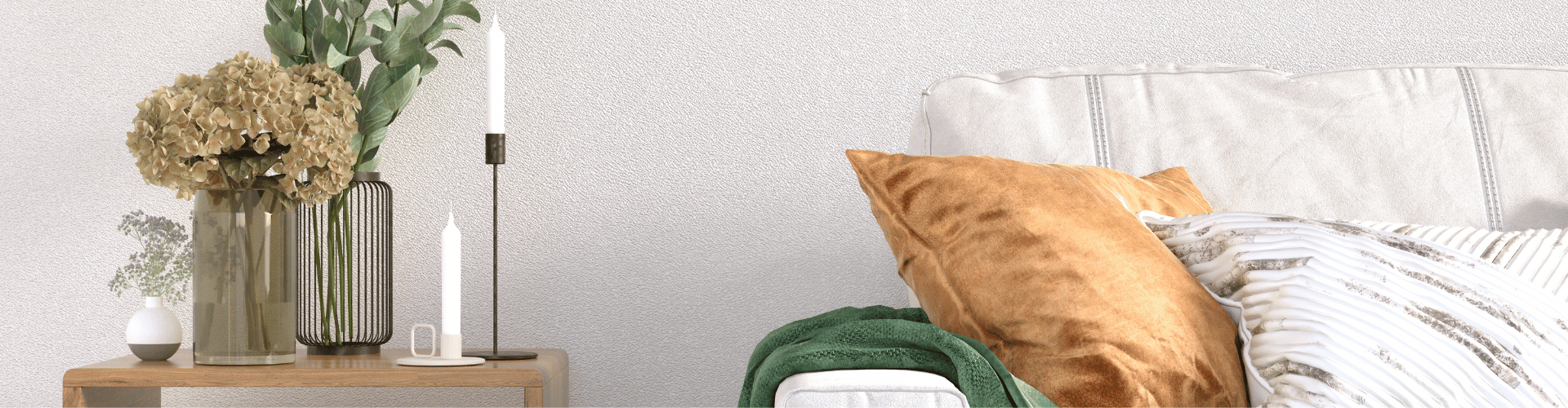 A bed with a pillow and a lamp on the side.