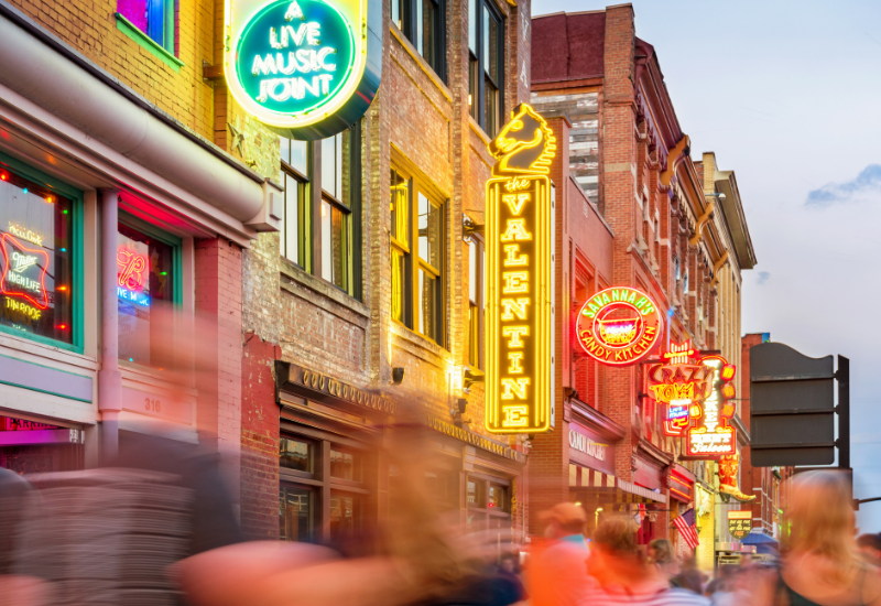 Nashville pub scene.