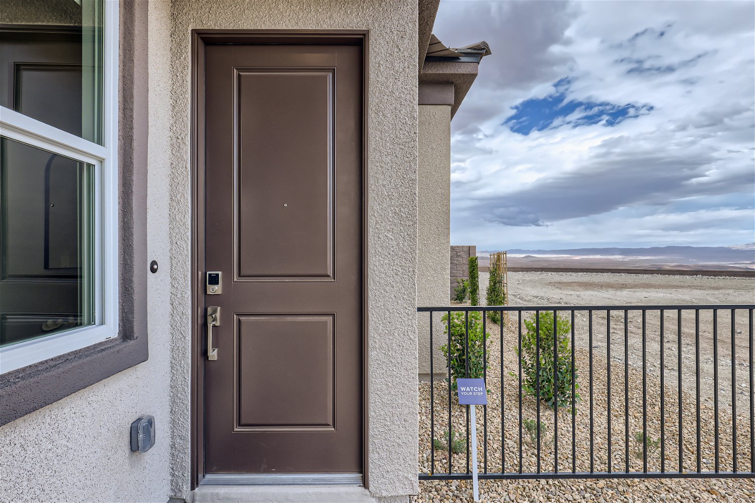 A door on a building.