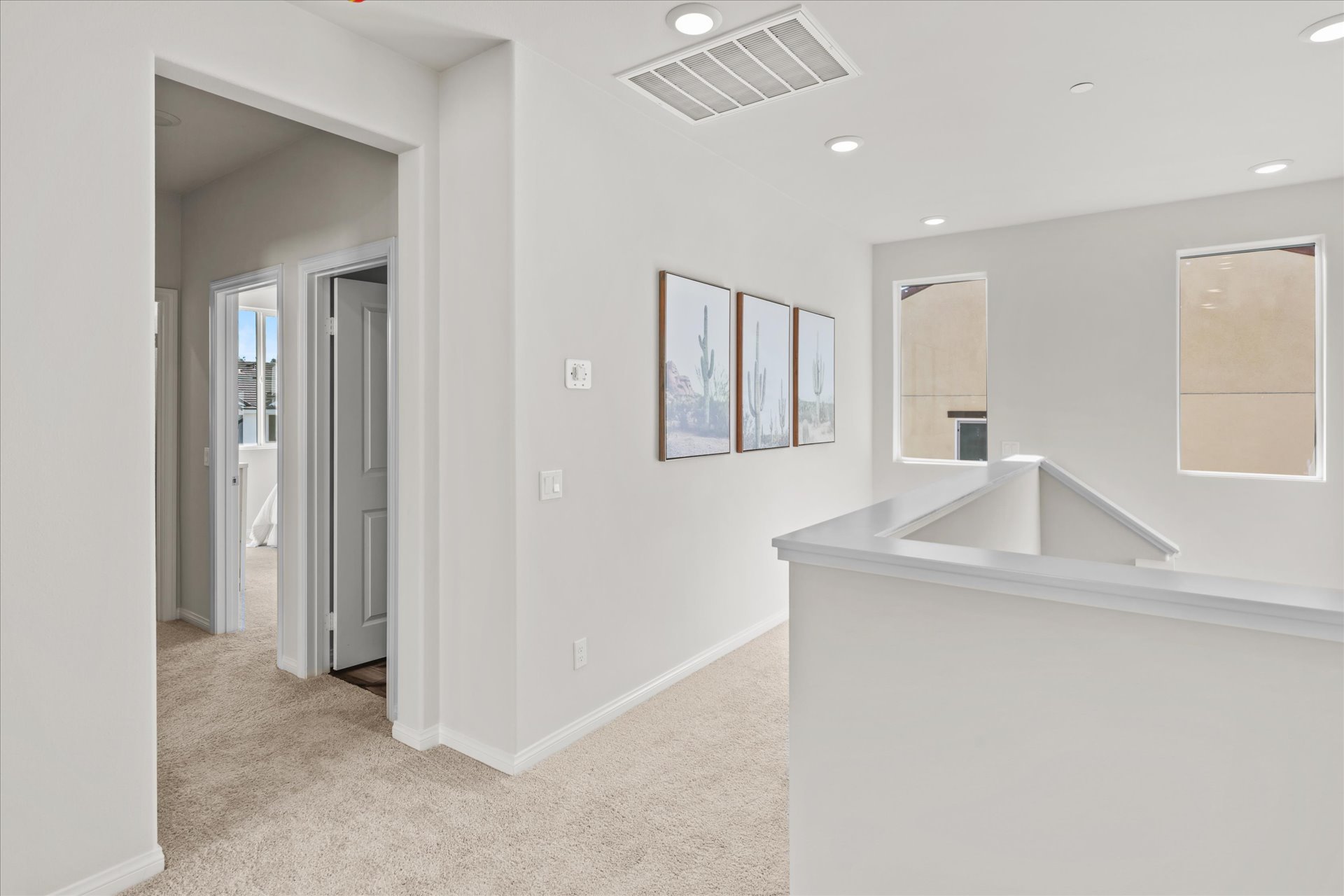 A bathroom with a sink and a mirror.