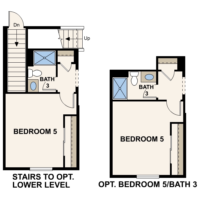 Diagram, engineering drawing. Powell Floorplan, Main Level Options