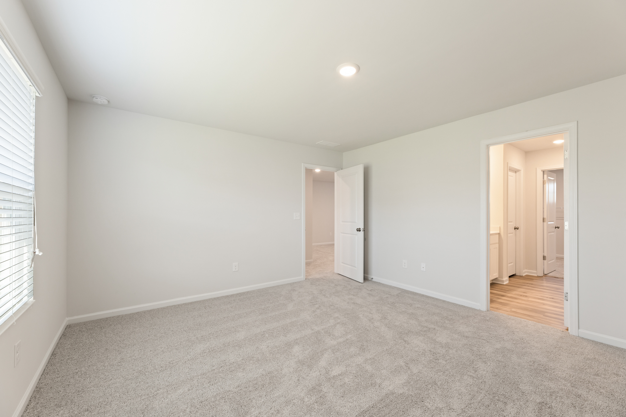 A room with white walls.