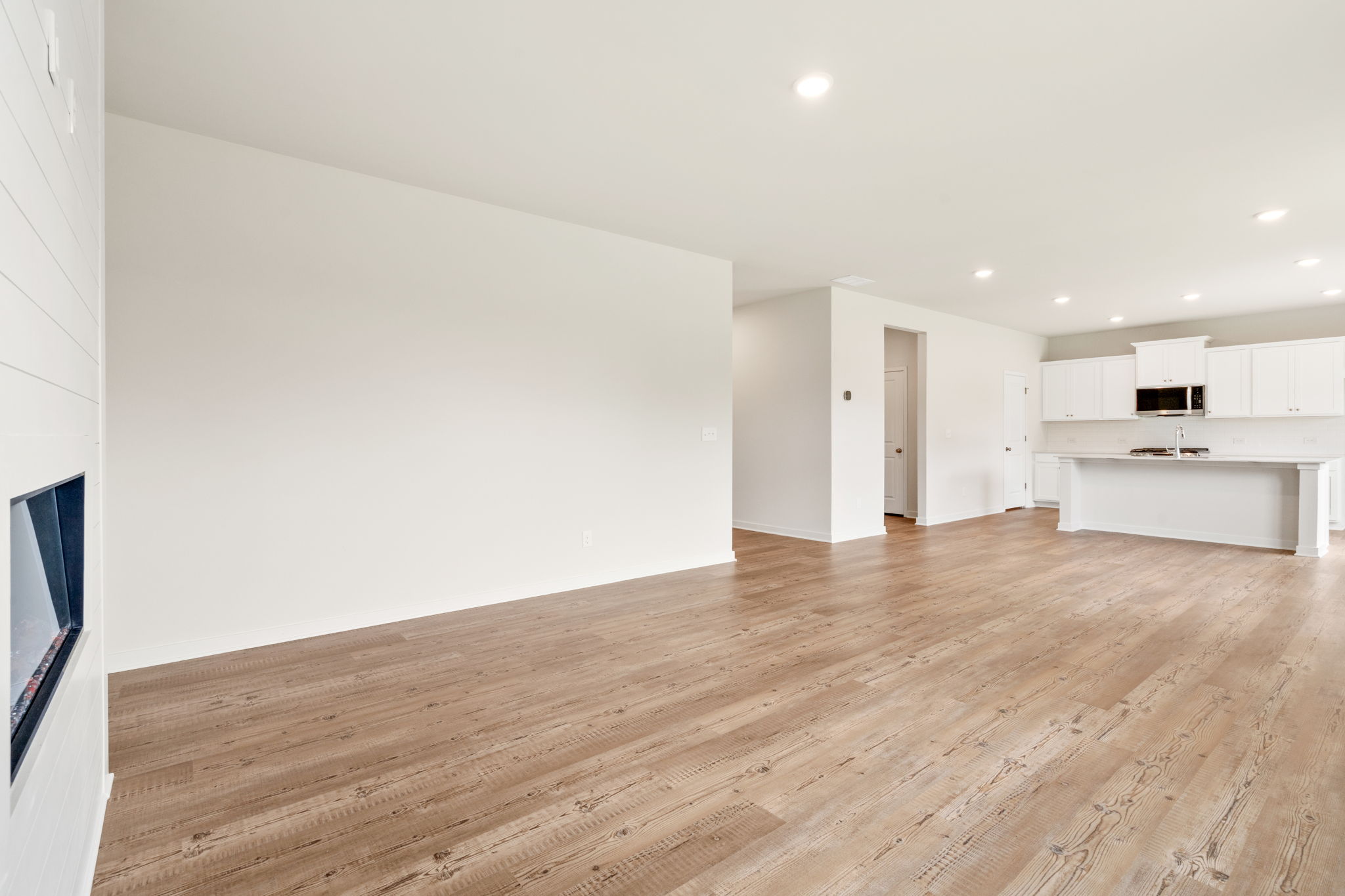 A room with white walls.