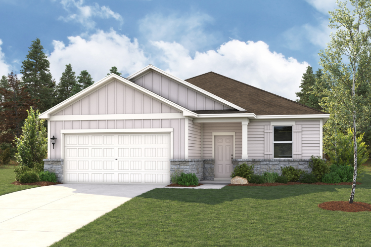 Champlain plan, elevation B
