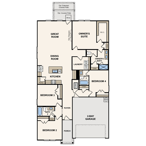 Geneva plan, first floor