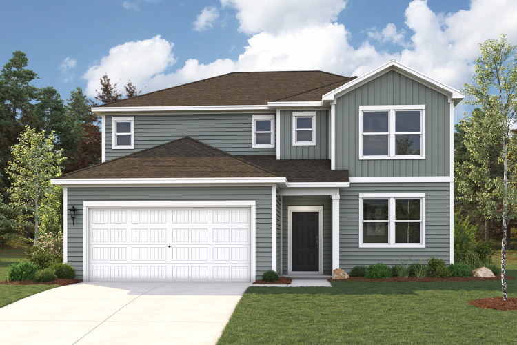 Grandby plan, elevation A