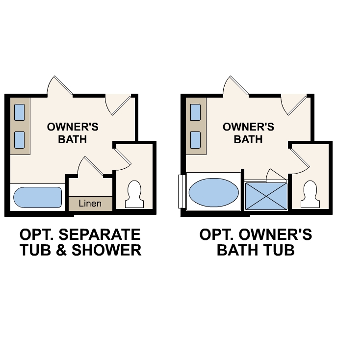 Norman plan, first floor options