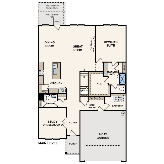 Trinity ll plan, first floor