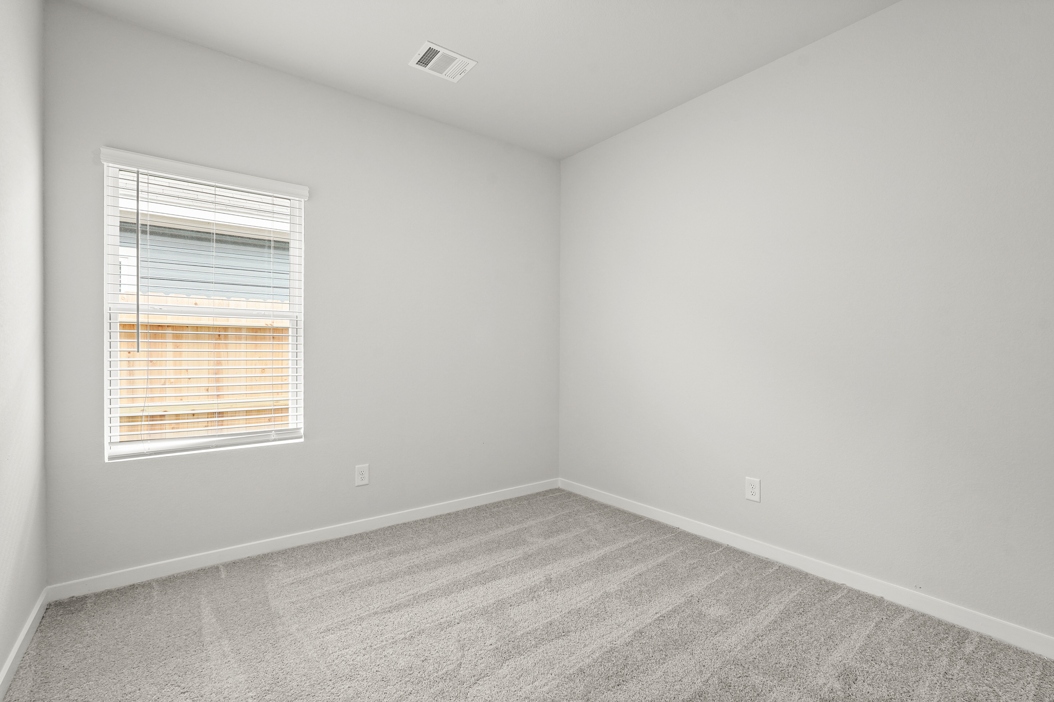 A room with a window.